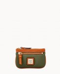 Dooney Pebble Grain Coin Case Olive ID-YHeuWRl0