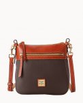 Dooney Pebble Grain Crossbody 25 Brown Tmoro ID-a43PAdeP