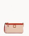 Dooney Pebble Grain Large Slim Wristlet Blush ID-RJKVypxq