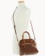 Dooney Pebble Grain Domed Satchel Bark ID-Q83cOqPc