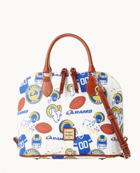 Dooney NFL Rams Zip Zip Satchel Rams ID-lwBpIHLL