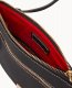 Dooney Saffiano Double Zip Tassel Crossbody Black ID-WrWrV0M1