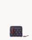 Dooney Gretta Small Zip Around Wallet Navy ID-OSL92VY9