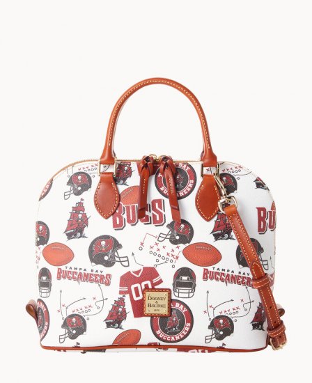 Dooney NFL Buccaneers Zip Zip Satchel Buccaneers ID-GcM37sCi - Click Image to Close