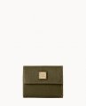 Dooney Saffiano Small Flap Credit Card Wallet Olive ID-jIFS88zU