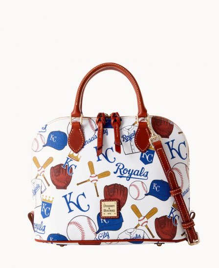 Dooney MLB Royals Zip Zip Satchel ROYALS ID-d7xRqRAw - Click Image to Close