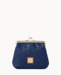 Dooney Ostrich Large Frame Purse Navy ID-AG8riDtj