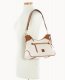 Dooney Pebble Grain Hobo White ID-dpGB9vxn