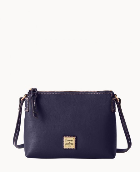 Dooney Saffiano Crossbody Pouchette Marine ID-FQ0EmAs1 - Click Image to Close