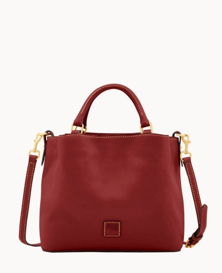 Dooney Florentine Small Brenna Bordeaux ID-cuvkJHF9 - Click Image to Close