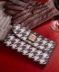 Dooney Houndstooth Continental Clutch Brick ID-uIfvQKcO