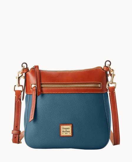 Dooney Pebble Grain Crossbody 25 Teal ID-HkSlEaXu - Click Image to Close