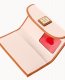 Dooney Wexford Leather Continental Clutch Blush ID-45Yt3DLO