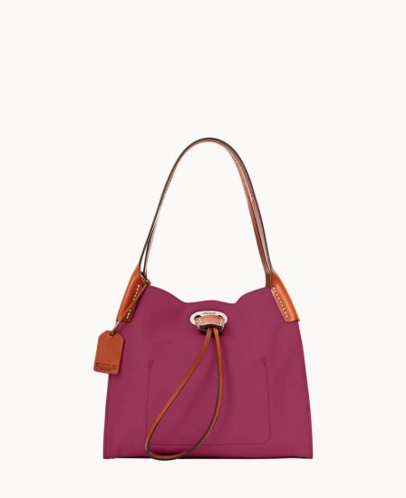 Dooney Oncour Elba Mini Full Up Two Fuchsia ID-ZXMfJB4D - Click Image to Close