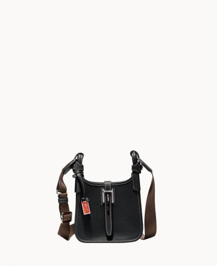 Dooney Henrys Mini Crossbody Black ID-Cr2bVkOe - Click Image to Close