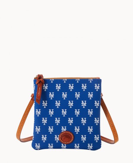 Dooney MLB Mets Small North South Top Zip Crossbody Mets ID-cltJR6Qa - Click Image to Close