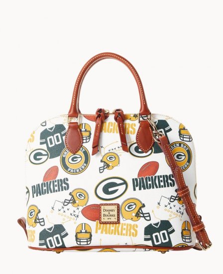 Dooney NFL Packers Zip Zip Satchel PACKERS ID-bCThDKKb - Click Image to Close