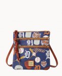 Dooney MLB Tigers N S Triple Zip Crossbody Tigers ID-IxdwugWq