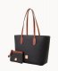 Dooney Pebble Grain Tote With Medium Wristlet Black ID-maZB25oQ