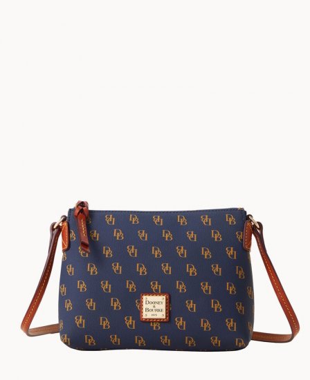 Dooney Gretta Crossbody Pouchette Navy ID-48LjQsaZ - Click Image to Close