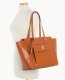 Dooney Saffiano East West Shopper Natural ID-A5BdOLxB