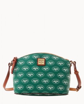 Dooney NFL Jets Suki Crossbody Med Wristlet JETS ID-ICYgHzVV