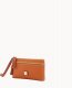 Dooney Pebble Grain Double Zip Wristlet Caramel ID-MCYMH10N